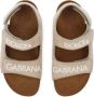 Dolce & Gabbana Kids Sandalen met klittenband Beige - Thumbnail 4