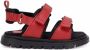Dolce & Gabbana Kids Leren sandalen met klittenband Rood - Thumbnail 2