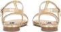 Dolce & Gabbana Kids Sandalen met logoplakkaat Goud - Thumbnail 3