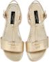 Dolce & Gabbana Kids Sandalen met logoplakkaat Goud - Thumbnail 4