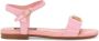 Dolce & Gabbana Kids Sandalen met logoplakkaat Roze - Thumbnail 2