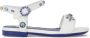 Dolce & Gabbana Kids Sandalen verfraaid met stras Wit - Thumbnail 2