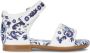 Dolce & Gabbana Kids Leren sandalen met Majolica-print Wit - Thumbnail 2