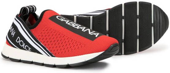 Dolce & Gabbana Kids Slip-on sneakers Rood