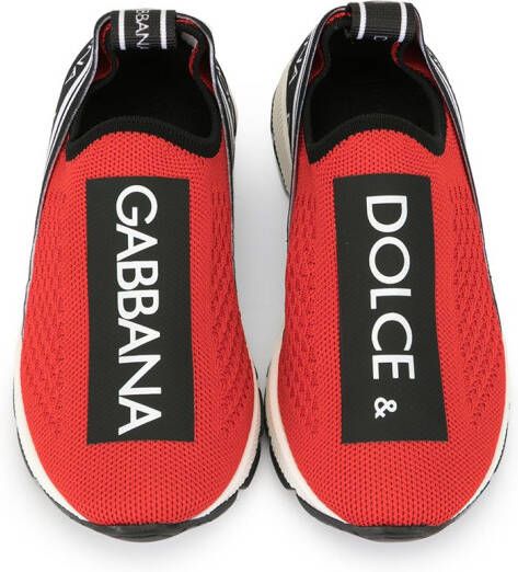 Dolce & Gabbana Kids Slip-on sneakers Rood
