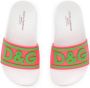 Dolce & Gabbana Kids Slippers met logo-applicatie Roze - Thumbnail 4