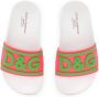 Dolce & Gabbana Kids Slippers met logo-applicatie Roze - Thumbnail 4