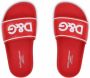 Dolce & Gabbana Kids Slippers met logoprint Rood - Thumbnail 4