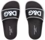Dolce & Gabbana Kids Slippers met logoprint Zwart - Thumbnail 4