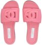 Dolce & Gabbana Kids DG Millennials leren sandalen Roze - Thumbnail 4