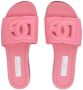 Dolce & Gabbana Kids DG Millennials leren sandalen Roze - Thumbnail 4