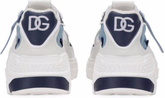 Dolce & Gabbana Kids Airmaster sneakers met vlakken Blauw