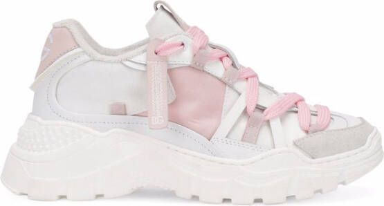 Dolce & Gabbana Kids Airmaster sneakers met vlakken Wit