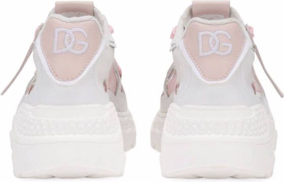Dolce & Gabbana Kids Airmaster sneakers met vlakken Wit