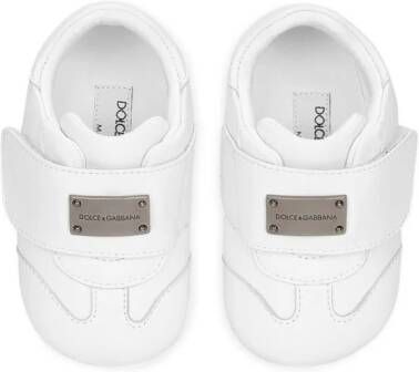 Dolce & Gabbana Kids Sneakers met klittenband Wit