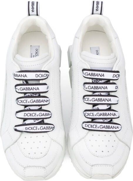 Dolce & Gabbana Kids Sneakers met logo Wit