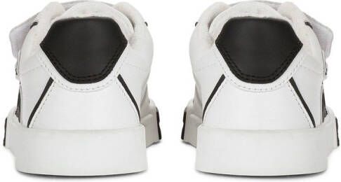 Dolce & Gabbana Kids Portofino Light leren sneakers Wit