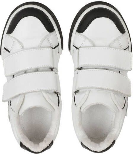 Dolce & Gabbana Kids Portofino Light leren sneakers Wit