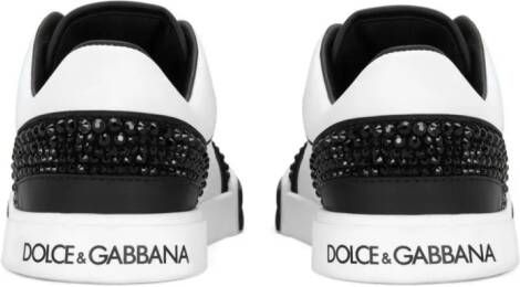 Dolce & Gabbana Kids Sneakers met logopatch Wit