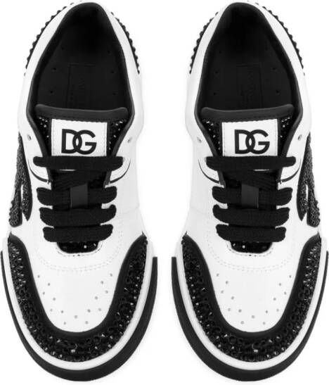 Dolce & Gabbana Kids Sneakers met logopatch Wit
