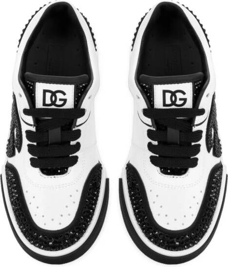 Dolce & Gabbana Kids Sneakers met logopatch Wit