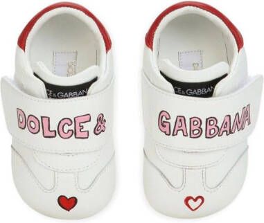 Dolce & Gabbana Kids Sneakers met logoprint Wit