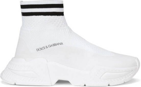Dolce & Gabbana Kids Soksneakers Wit