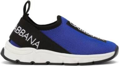 Dolce & Gabbana Kids Sorrento low-top sneakers Blauw