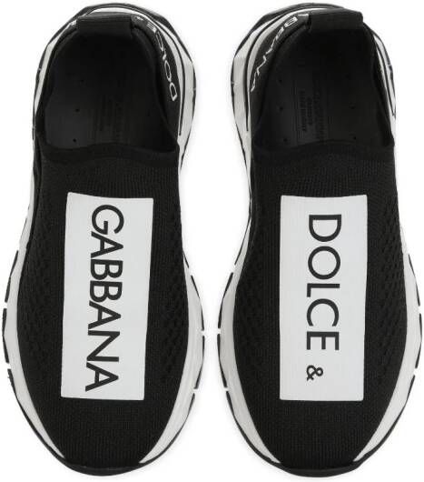 Dolce & Gabbana Kids Sorrento low-top sneakers Zwart