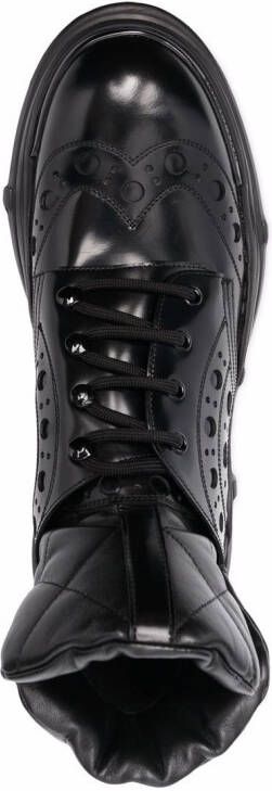 Dolce & Gabbana Laarzen in brogue-stijl Zwart