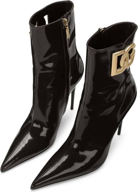 Dolce & Gabbana Leren laarzen Bruin