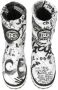 Dolce & Gabbana Laarzen met verfspatten Wit - Thumbnail 4
