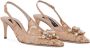 Dolce & Gabbana Slingback pumps met kristal Beige - Thumbnail 2