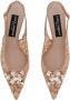 Dolce & Gabbana 60 mm Rainbow Lace slingback pumps Beige - Thumbnail 4