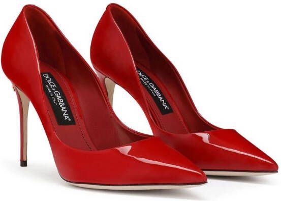 Dolce & Gabbana Lakleren pumps Rood