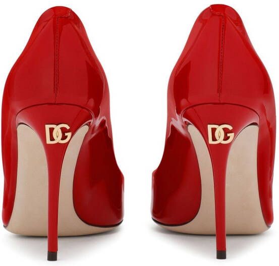 Dolce & Gabbana Lakleren pumps Rood