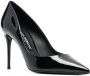 Dolce & Gabbana Cardinale 90mm lakleren pumps Zwart - Thumbnail 2