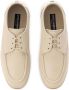 Dolce & Gabbana Leren derby schoenen met logoprint Beige - Thumbnail 4