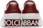 Dolce & Gabbana leren low-top sneaker met wit rood logo - Thumbnail 5