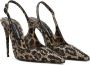 Dolce & Gabbana Leren pumps Bruin - Thumbnail 2