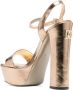 Dolce & Gabbana Leren sandalen Goud - Thumbnail 3