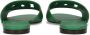 Dolce & Gabbana DG Logo leren slippers Groen - Thumbnail 3