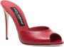 Dolce & Gabbana Leren sandalen Rood - Thumbnail 2
