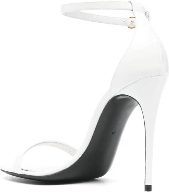 Dolce & Gabbana Leren sandalen Wit