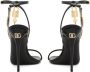 Dolce & Gabbana 105 mm Keira sandalen met schakelketting Zwart - Thumbnail 3