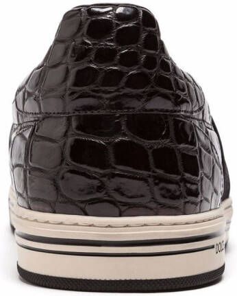 Dolce & Gabbana Rome leren sneakers Zwart