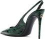 Dolce & Gabbana Leren slingback pumps Groen - Thumbnail 3