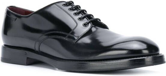 Dolce & Gabbana Leren veterschoenen Zwart