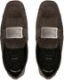 Dolce & Gabbana Loafers met denim patchwork en logo label Bruin - Thumbnail 4