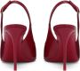 Dolce & Gabbana logo-plaque heeled slingback pumps Roze - Thumbnail 3